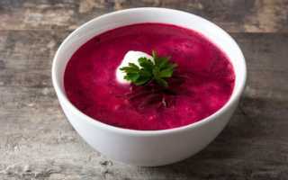 Свекольник горячий — 7 классических рецептов с мясом